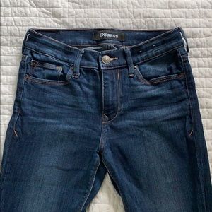 Express dark wash jegging